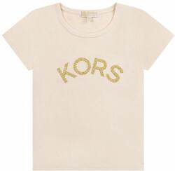Michael Kors tricou de bumbac pentru copii culoarea bej 9BYY-TSG04T_08X