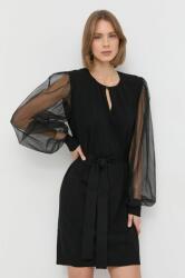 TWINSET rochie culoarea negru, mini, drept 9BYY-SUD0L0_99X