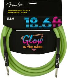 Fender 990818119 - Fender Professional Glow in the Dark Cable, Green, 18.6'(5m) - FEN1732