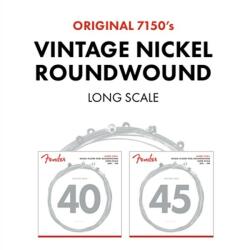 Fender 737150405 - Original 7150 Bass Strings Set Pure Nickel Roundwound Long Scale 7150ML . 045-. 100 Gauges - FEN039