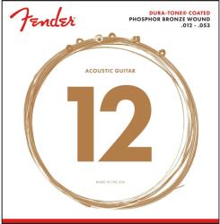 Fender 730860403 - 860L Phosphor Bronze Dura-Tone® Coated 12-53 Set - FEN070
