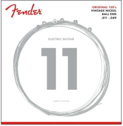 Fender 730150408 - Original 150 Guitar Strings Set Pure Nickel Wound Ball End 150M . 011-. 049 Gauges - FEN003