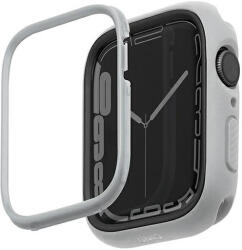 Uniq Moduo Apple Watch 41mm / 40mm ütésálló szilikon tok cserélhető kerettel - szürke