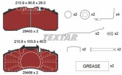 TEXTAR set placute frana, frana disc TEXTAR 2940501 (2940501)