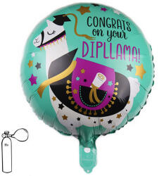 Mezőfi Team Kft Fólia lufi, 46 cm, lámás, ballagásra,