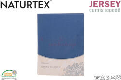 Naturtex sötétkék Jersey gumis lepedő 1480-200x200 cm