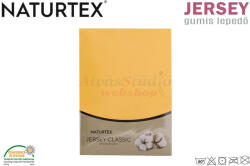 Naturtex kukoricasárga Jersey gumis lepedő 80-100x200 cm