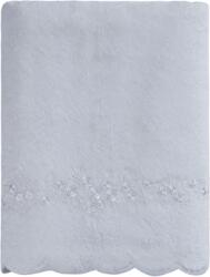 SOFT COTTON SILVIA csipkés fürdőlepedő 85 x 150 cm-es Fehér / White