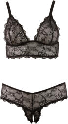 Cottelli Collection Melltartó és alul nyitott tanga