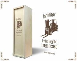 Targoncás bortartó doboz (bor-fo-026)