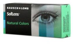 Bausch & Lomb SofLens Natural Colors Emerald (2 buc. ), Dioptrie 0.00, Culoare Emerald