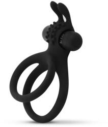 EasyToys Share Ring dupla vibrációs péniszgyűrű nyúlfülekkel