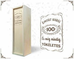  Bortartó doboz - 100. születésnapra (bor-sz-023)