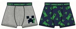 Fashion UK Minecraft gyerek boxeralsó szürke 2 darab/csomag 10év (85FKC4905110)