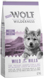 Wolf of Wilderness Wolf of Wilderness Pachet economic Junior 2 x 12 kg - "Wild Hills" Rață