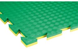 Trendy Puzzle szőnyeg Trendy Double Standard 100x100x2 cm zöld-sárga (1123GY) - s1sport