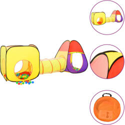 vidaXL Cort de joacă pentru copii, multicolor, 255x80x100 cm (93674) - vidaxl
