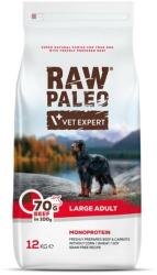 VetExpert Raw Paleo Beef Adult Large 12 kg hrana caini adulti talie mare, cu vita