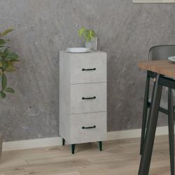 vidaXL Servantă, gri beton, 34, 5x34x90 cm, lemn compozit (812352) Comoda