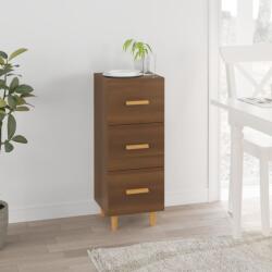 vidaXL Servantă, stejar maro, 34, 5x34x90 cm, lemn compozit (817410) Comoda