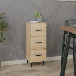 vidaXL Servantă, stejar sonoma, 34, 5x34x90 cm, lemn compozit (812351) Comoda