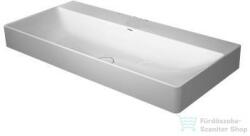 Duravit DURASQUARE 100x47 cm-es bútorral aláépíthető mosdó csaplyuk nélkül, Wondergliss bevonattal, 23531000701 (23531000701)