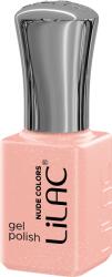Lilac Kit oja semipermanenta Lilac, 14 oje, 10 Nude Colors + Top Coat + Base Coat + Nail Prep + Ultra Bond, Lampa 36 W, pila unghii si buffer