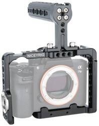  NICEYRIG cage felső fogantyúval Sony A1 ILCE-1/A7RIV/A7SIII/A7RIII/A7III/A9/A7RII/A7SII kamerákhoz (190)