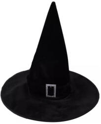  Boszorkány kalap, csatos, fekete