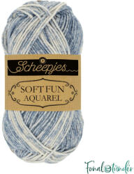 Scheepjes Softfun Aquarel 802 Riverscape - kék-fehér fonal