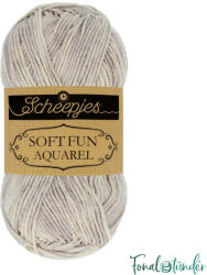 Scheepjes Softfun Aquarel 804 Cloudescape - fehér-szürke fonal