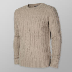 Willsoor Férfi bézs pulóver kifinomult mintával 14681