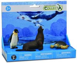 CollectA Set de 3 figurine Foca, Pinguin si Testoasa (COL84204LPP) Figurina