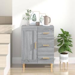 vidaXL Servantă, gri sonoma, 69, 5x34x90 cm, lemn compozit (817370) Comoda