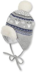 Sterntaler Зимна бебешка шапка с помпон Sterntaler - 41 cm, 4-5 месеца (4701730-542) - ozone