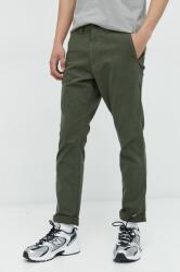 Superdry pantaloni barbati, culoarea verde, cu fason chinos 9BYY-SPM0LY_91X