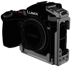 NICEYRIG L-bracket, L-konzol vakupapucs foglalattal Panasonic Lumix S5 kamerához (405)