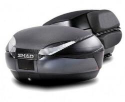 Shad SH48 hátsó doboz sötétszürke, háttámlával, karbon fedlappal, prémium zárral