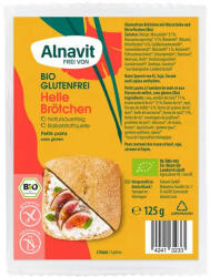 Alnavit Chifle albe fara gluten, precoapte, bio, 125g, 2 buc. Alnavit - revivit