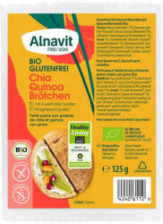 Alnavit Chifle cu chia si quinoa fara gluten, precoapte, bio, 125g, 2 buc. , Alnavit - revivit