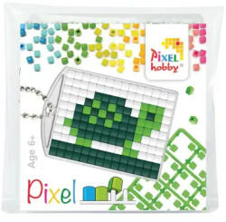 Pixelhobby Pixel kulcstartókészítő szett 1 kulcstartó alaplappal, 3 színnel, teknős (PXL-23064) - officetrade
