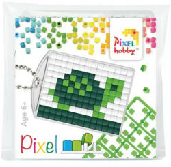 Pixelhobby Pixel kulcstartókészítő szett 1 kulcstartó alaplappal, 3 színnel, teknős (PXL-23064)