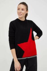 Newland gyapjú pulóver női, fekete - fekete S - answear - 41 990 Ft