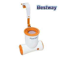 Bestway Филтърна помпа тип скимер за басейни, 220V, 2.57 м3/ч, 2574 л/ч, Bestway 58462 Flowclear Skimatic (Flowclear Skimatic)
