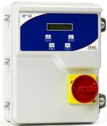 Kompel DRY CONTROL PLUS - COS FI Elosztó szekrény, EGY szivattyúhoz (2-18A), (0, 37-2, 2kW) EGY fázisú, motorvédelem és direkt indítással (WCM1C18D100000)
