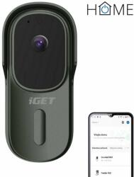 iGET HOME Doorbell DS1 Anthracite - akkumulátoros WiFi videó kaputelefon FullHD videó- és hangátvite (DS1 Anthracite)