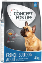 Concept for Life 2x4kg Concept for Life Breed Francia bulldog Adult száraz kutyatáp