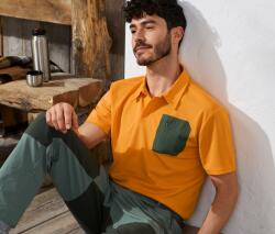 Tchibo Férfi funkcionális pólóing, narancssárga Narancssárga, zöld elemekkel L