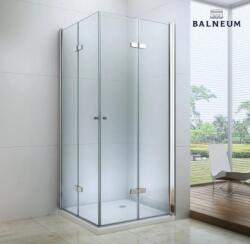 Balneum Royal szögletes harmonika ajtós zuhanykabin, 90x90 cm (BL-2013-90)