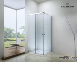Balneum Royal szögletes zuhanykabin 6mm-es nano vízlepergető üveggel, 80x80 cm (BL-506-80)